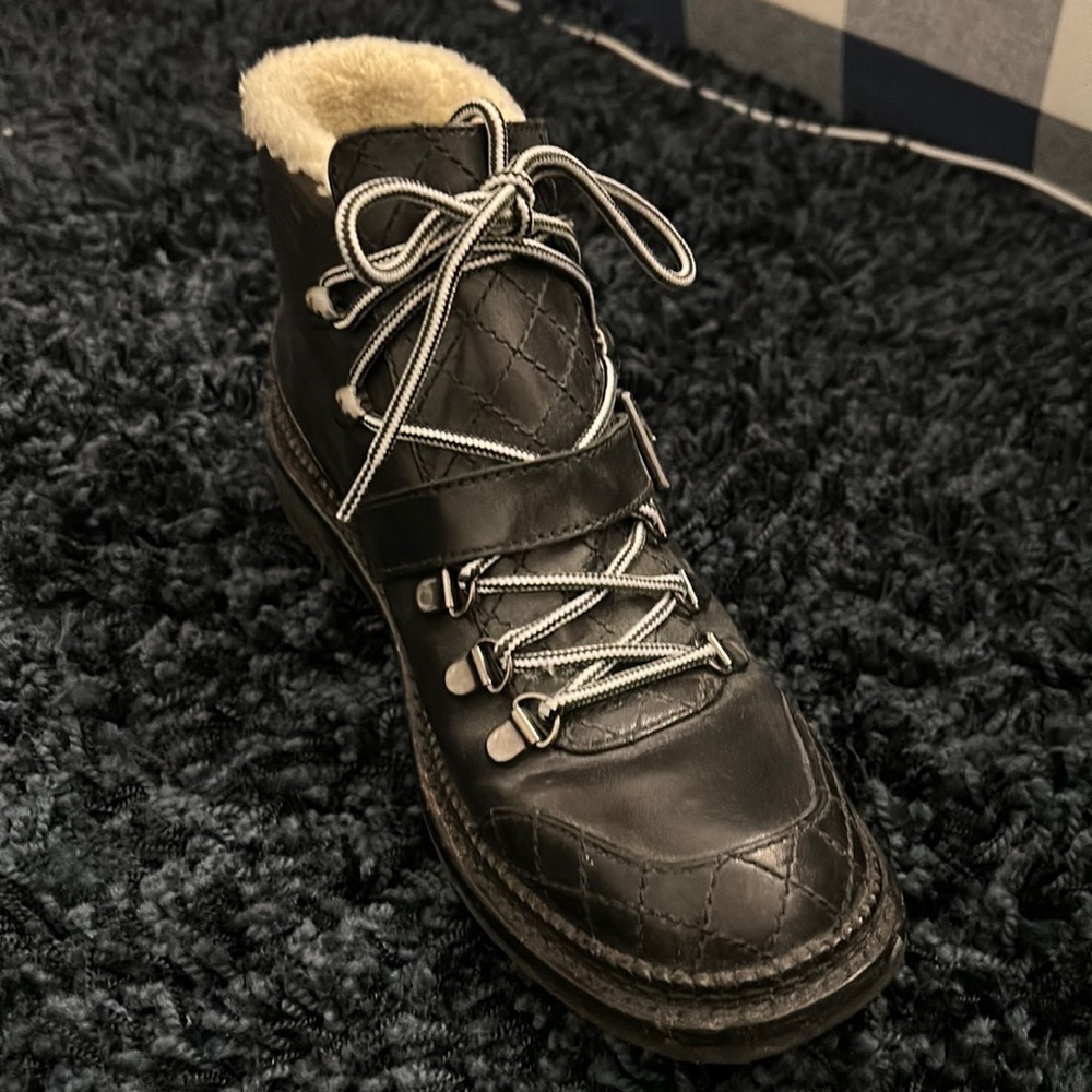 Marc Fisher shearling leather booties